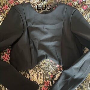 Elegant Black Women's Zara shirt